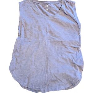 GAP Women's Light Blue Tunic Top